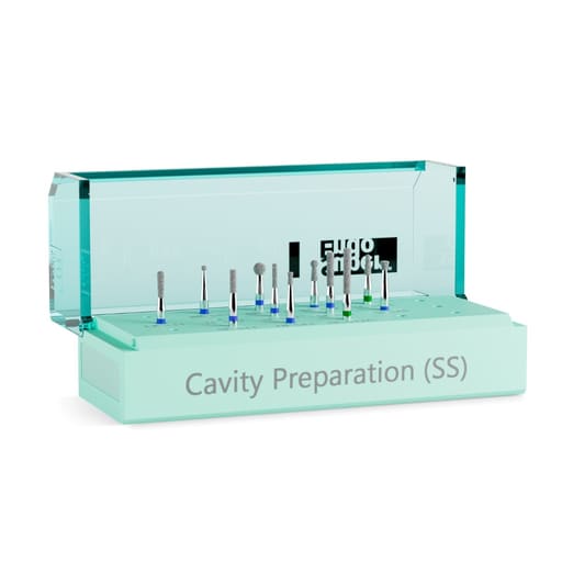 Superendo Cavity Preparation Short Shank Diamond Bur Kit