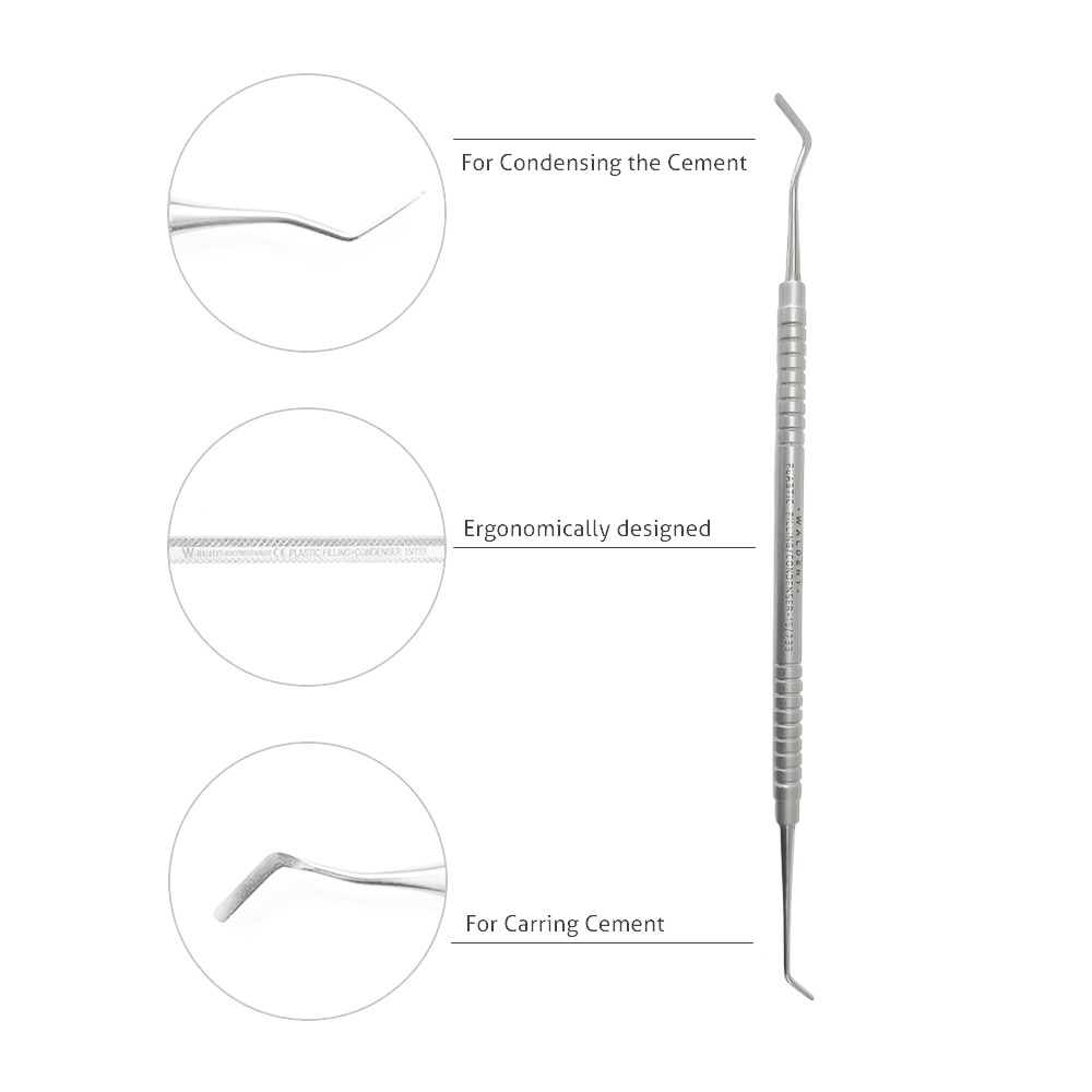 Waldent Plastic Filling Instrument + Condenser 15/733