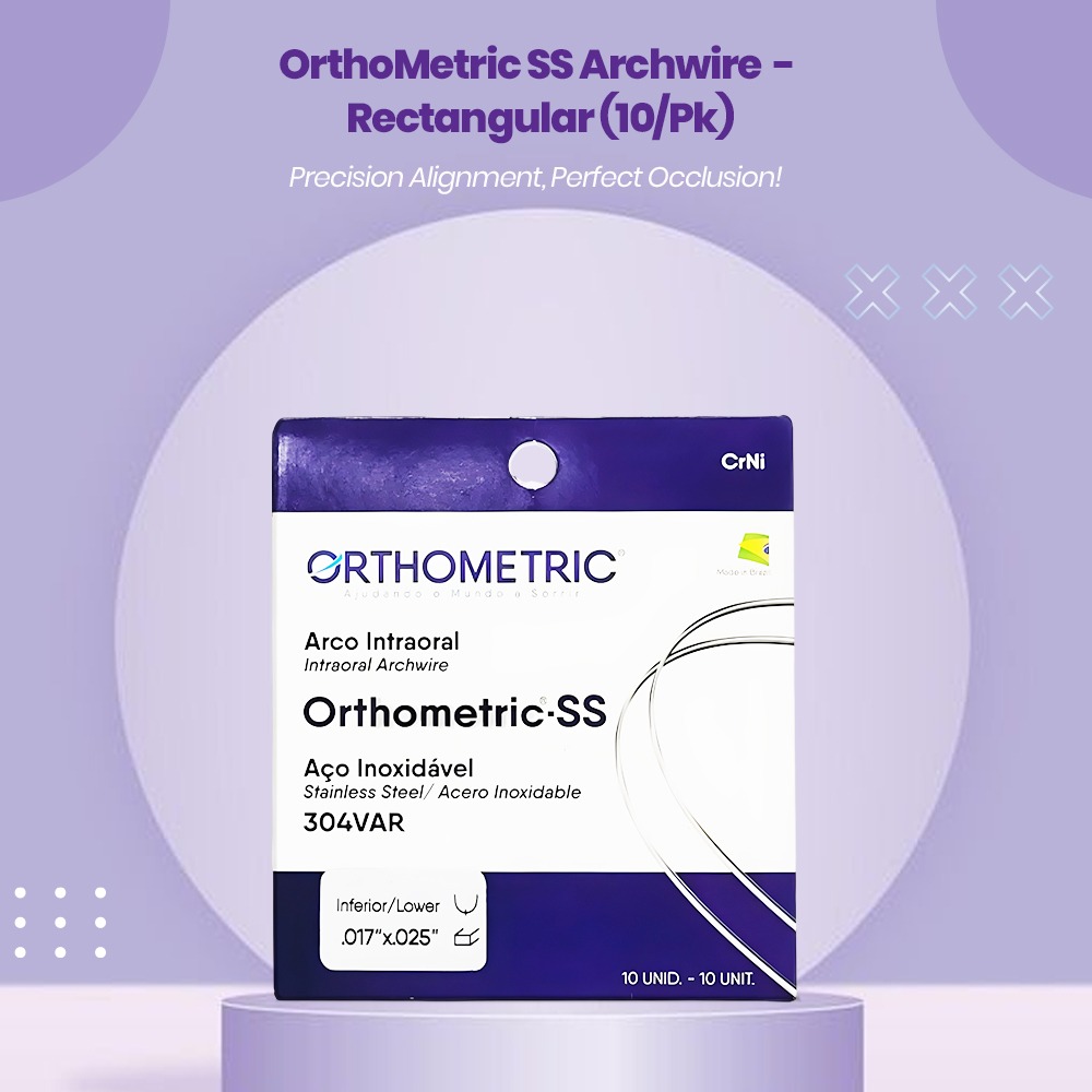 OrthoMetric SS Archwires - Rectangular (10/Pk)