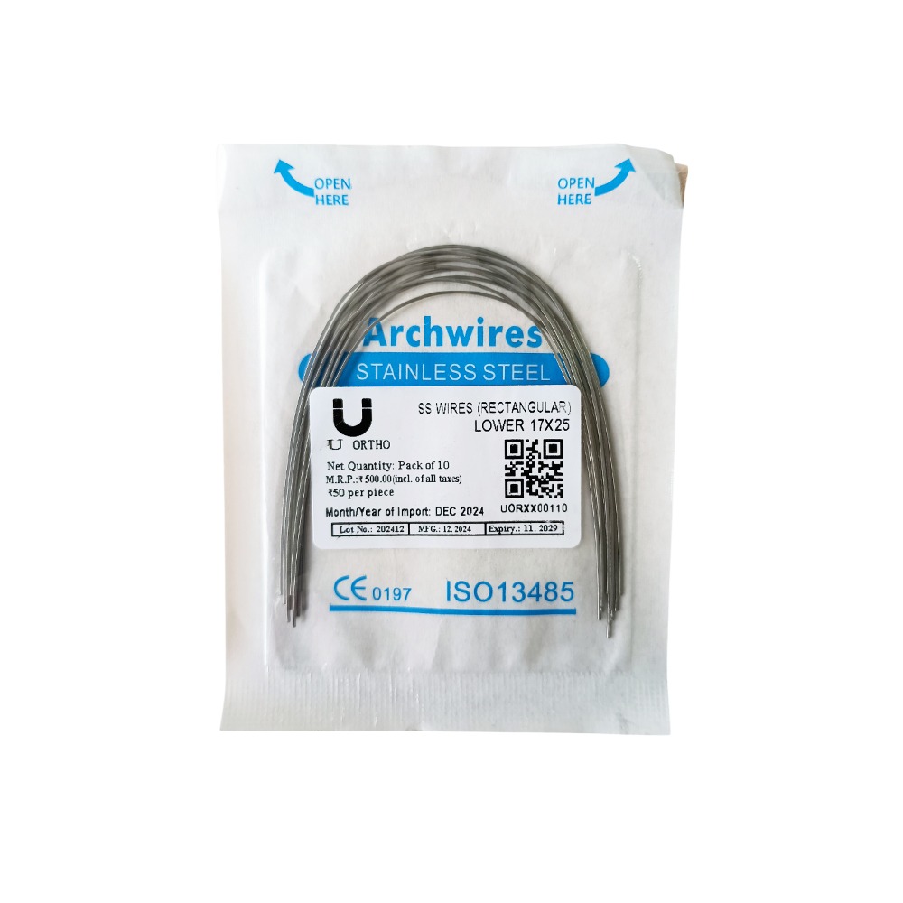 U Ortho Ss Wires (Rectangular)