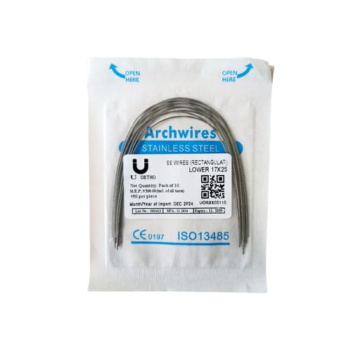 U Ortho Ss Wires (Rectangular)