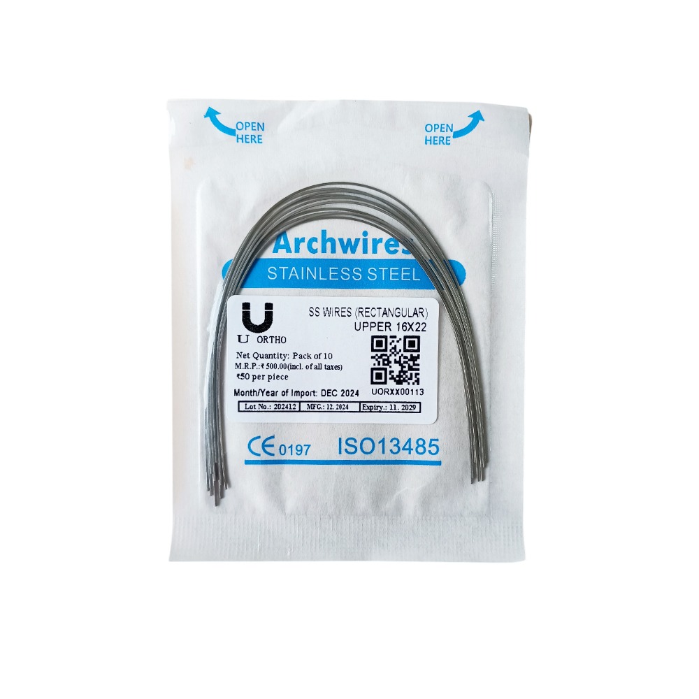 U Ortho Ss Wires (Rectangular)