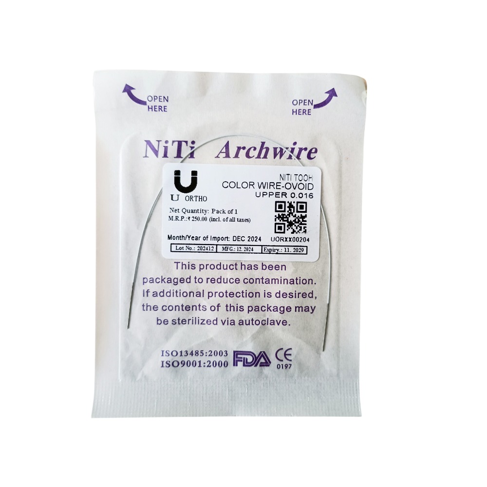 U Ortho Niti Tooth Color Wire - Ovoid (Pack of 1)