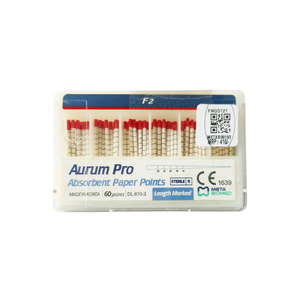 Meta Protaper Paper Points Length Marked - F2