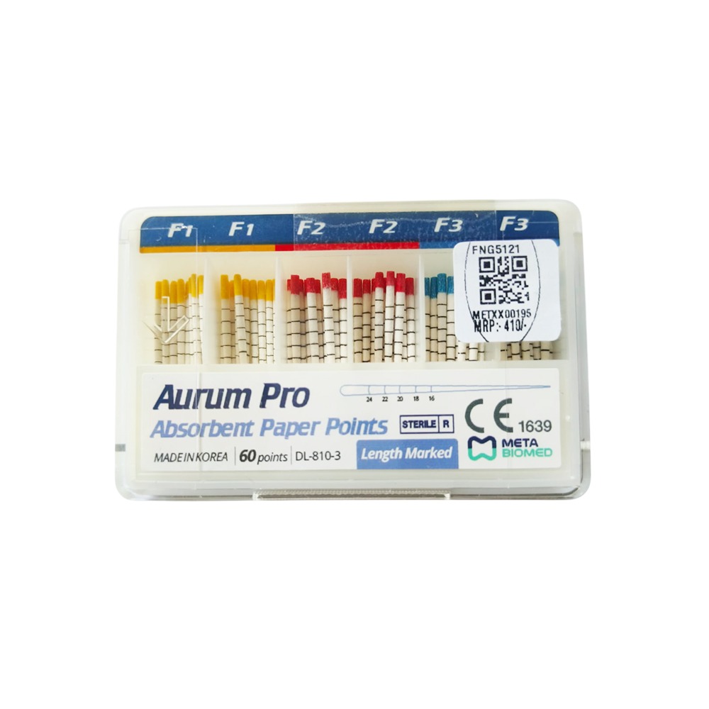 Meta Protaper Paper Points Length Marked - F1-F3 Assorted