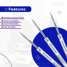 OrthoMetric SS Straight Length Wire (10/Pk) - 6