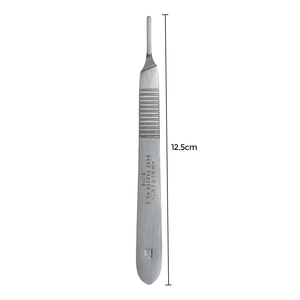 Waldent Scalpel Handle 12.5 cm #3 - 10-130-03 (9/116)