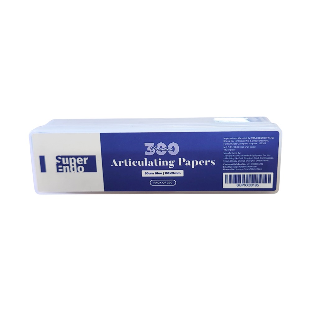 SuperEndo Articulating Paper 50um Blue (Pack of 300)