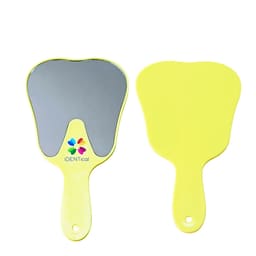 iDENTical Tooth Shape Hand Mirror - Yellow