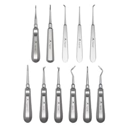 Waldent Root Elevator Instruments Kit Set of 11 K2/4 - 3