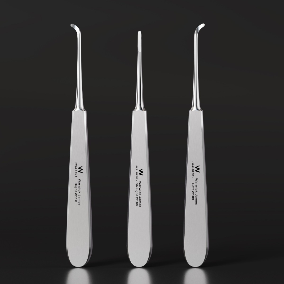 Waldent Root Elevator Instruments Kit Set of 11 K2/4