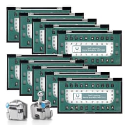 U Ortho Self-Ligating Metal Brackets MBT 022    - 6
