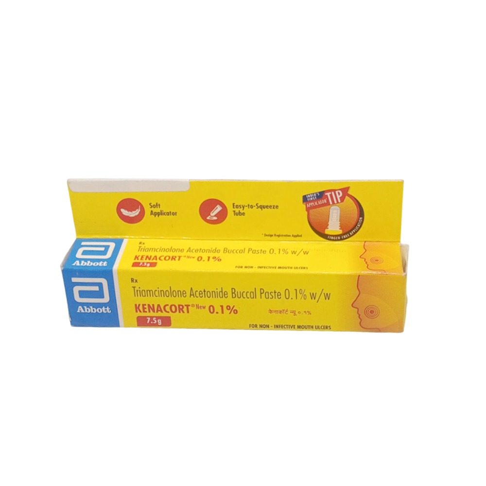Abbott Kenacort 0.1% Buccal Paste 7.5g (Pack of 1)