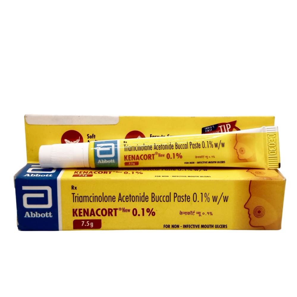 Abbott Kenacort 0.1% Buccal Paste 7.5g (Pack of 1)