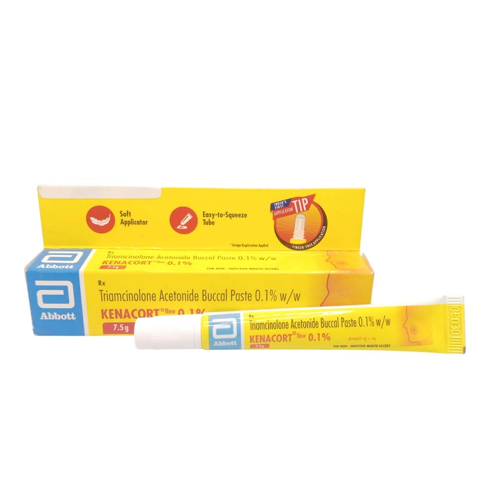 Abbott Kenacort 0.1% Buccal Paste 7.5g (Pack of 1)