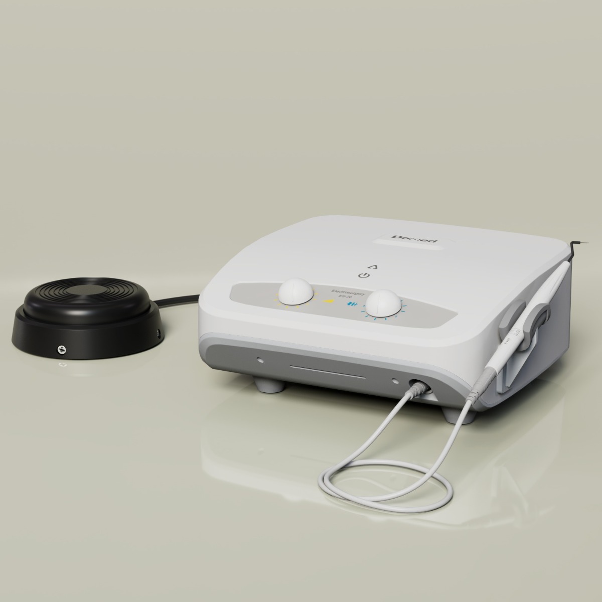 Domed High-Frequency Electrosurgery Unit