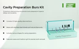 SuperEndo Cavity Preparation Burs Kit (FG Shank - For High-Speed Handpiece Only) - 10