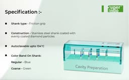 SuperEndo Cavity Preparation Burs Kit (FG Shank - For High-Speed Handpiece Only) - 13