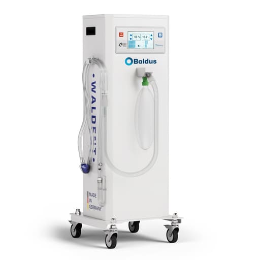 Baldus Touch - 70 Oxygen-Nitrous Oxide Mixer Unit With Encased Cart