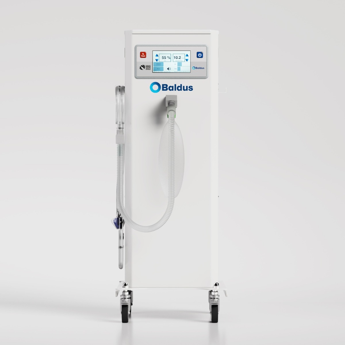 Baldus Touch - 70 Oxygen-Nitrous Oxide Mixer Unit With Encased Cart