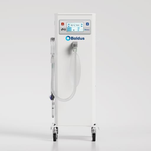 Baldus Touch - 70 Oxygen-Nitrous Oxide Mixer Unit With Encased Cart
