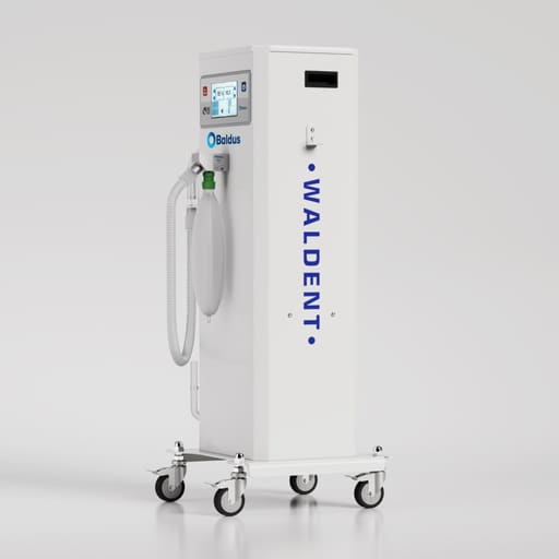 Baldus Touch - 70 Oxygen-Nitrous Oxide Mixer Unit With Encased Cart