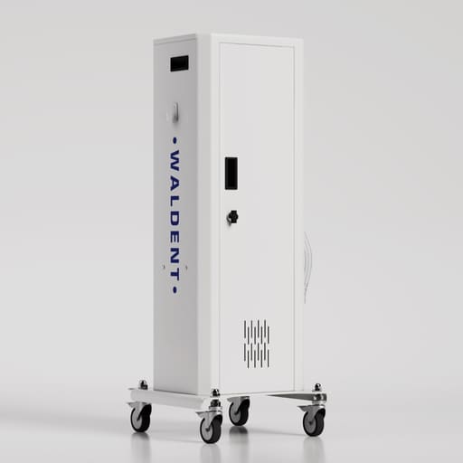 Baldus Analog -70 Oxygen-Nitrous Oxide Mixer Sedation Unit with Encased Cart