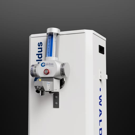 Baldus Analog -70 Oxygen-Nitrous Oxide Mixer Sedation Unit with Encased Cart