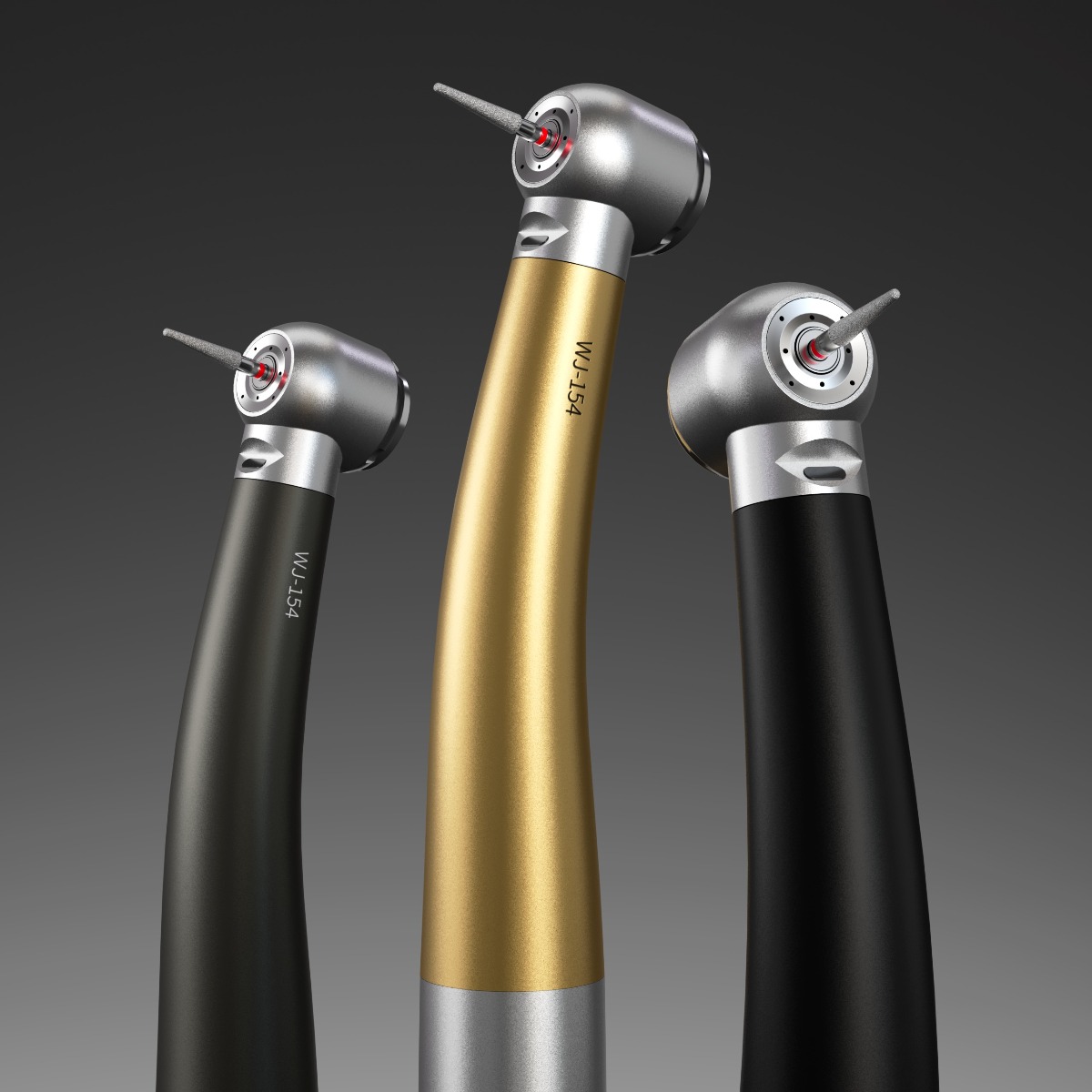 Waldent Quick Coupling Airotor Handpiece Set of 3 (1 Quick Coupling FREE) 