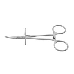 Waldent Crown & Bridge Holding Forceps With Rings - Curved (21/105) - 1