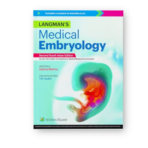 Langman's Medical Embryology 2nd South Asia Edition (ISBN - 736367)