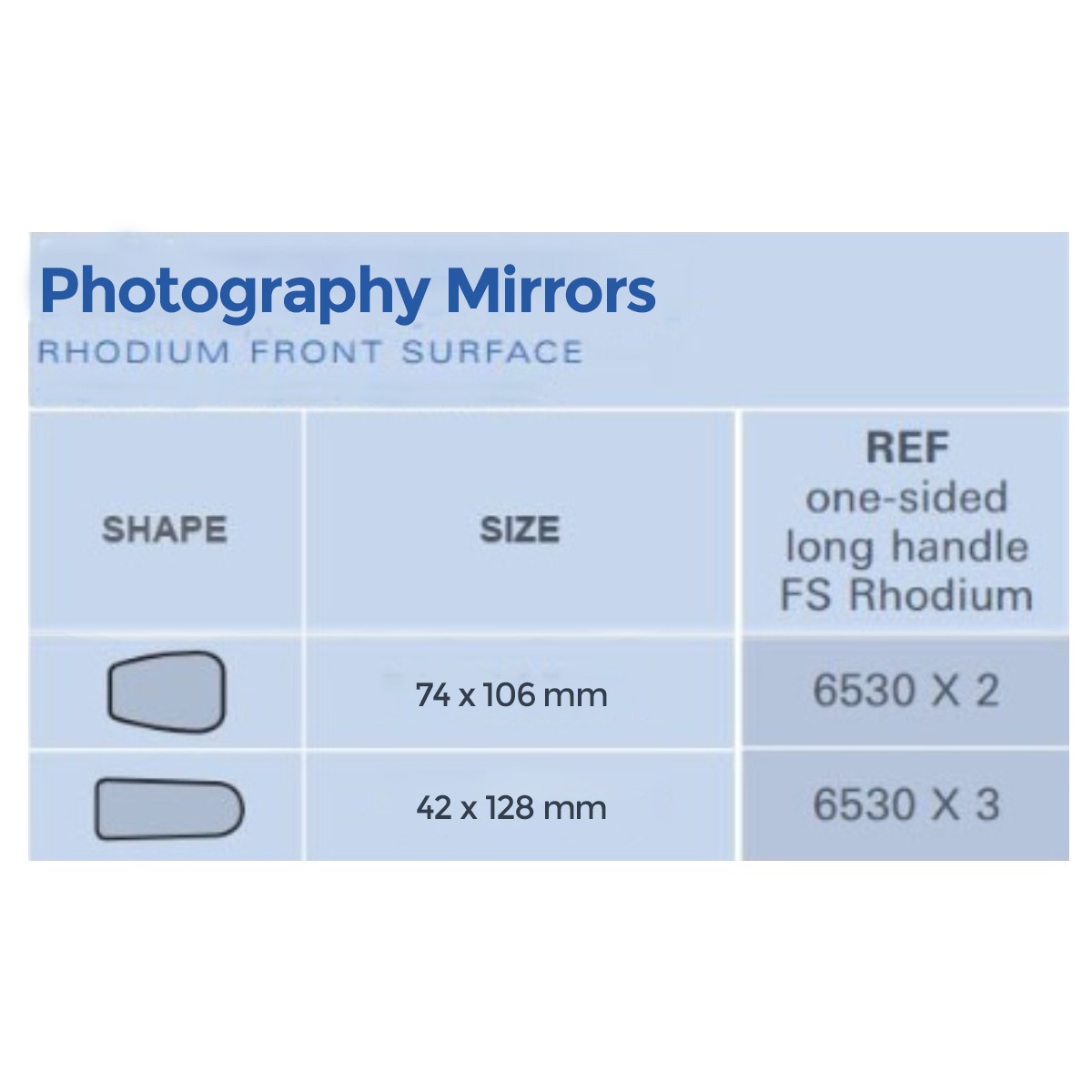 Hahnenkratt Photographic Mirrors with Handle