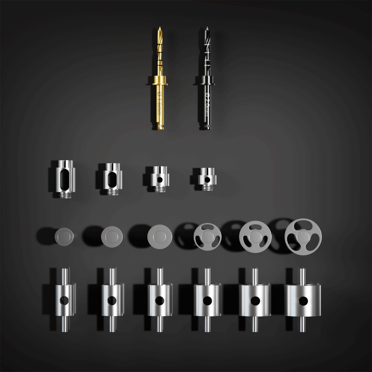 Waldent Implant & Crown Guide Kit Set of 18 (K19/4)