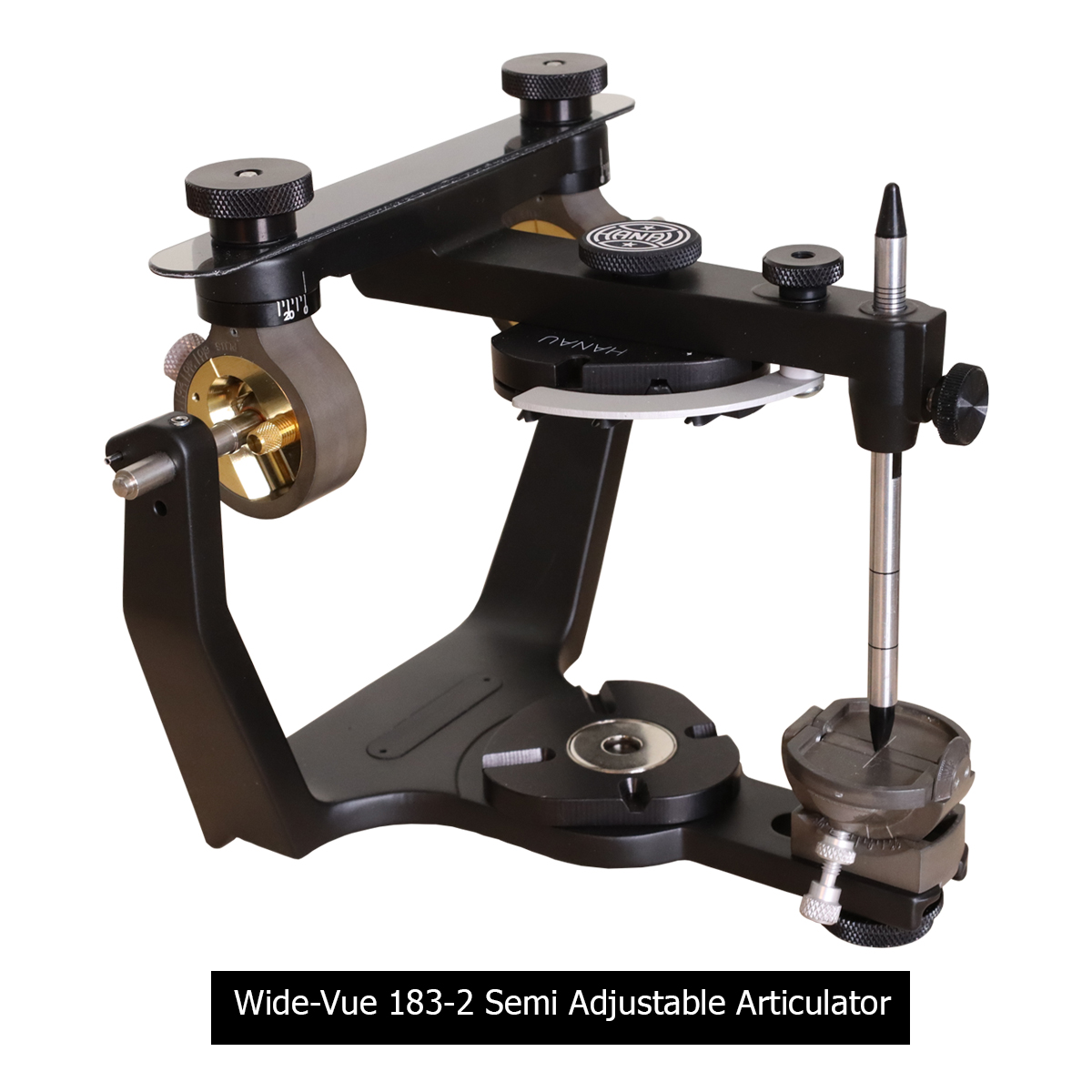 WhipMix Hanau Wide-Vue 183-2 Semi Adjustable Articulator With Spring Facebow