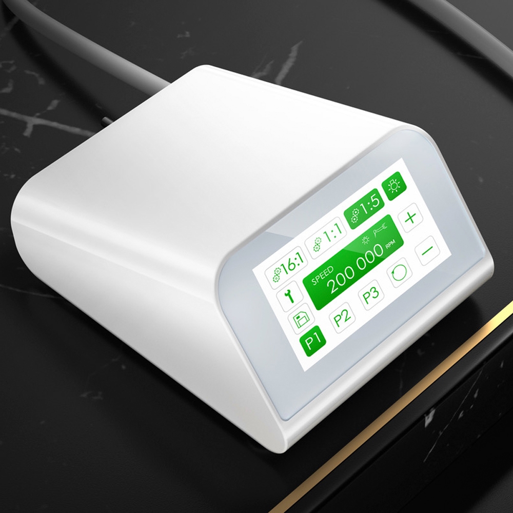 Woodpecker MT2 Dental Brushless Electric Motor With 1:5 LED Contra Angle Handpiece