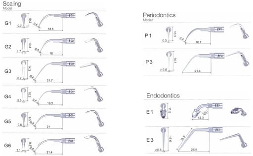 Woodpecker Scaler Tip P3 for UDS & EMS Scalers