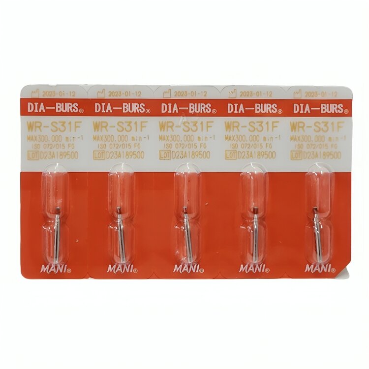 Mani Diamond Airotor Burs - Wr-S31F