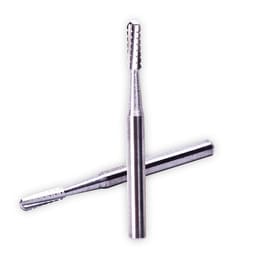 NewDiamond Cross-Cut Round End Straight Airotor Carbide Bur FG-1558 (Pack of 5) - 5