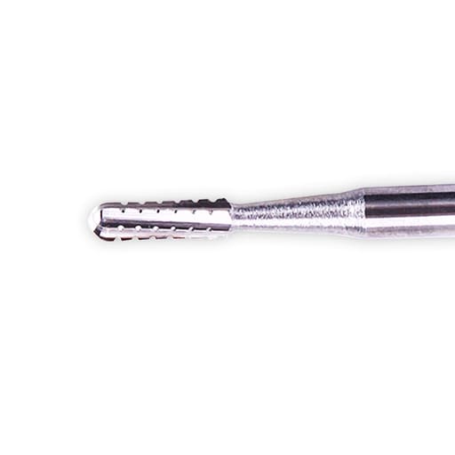 NewDiamond Cross-Cut Round End Straight Airotor Carbide Bur FG-1558 (Pack of 5)