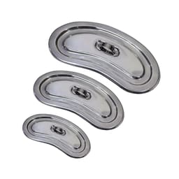GI Stainless Steel Heavy Kidney Tray with Lid - 4