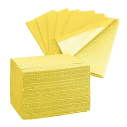 ET Dental Patient Bibs - Yellow