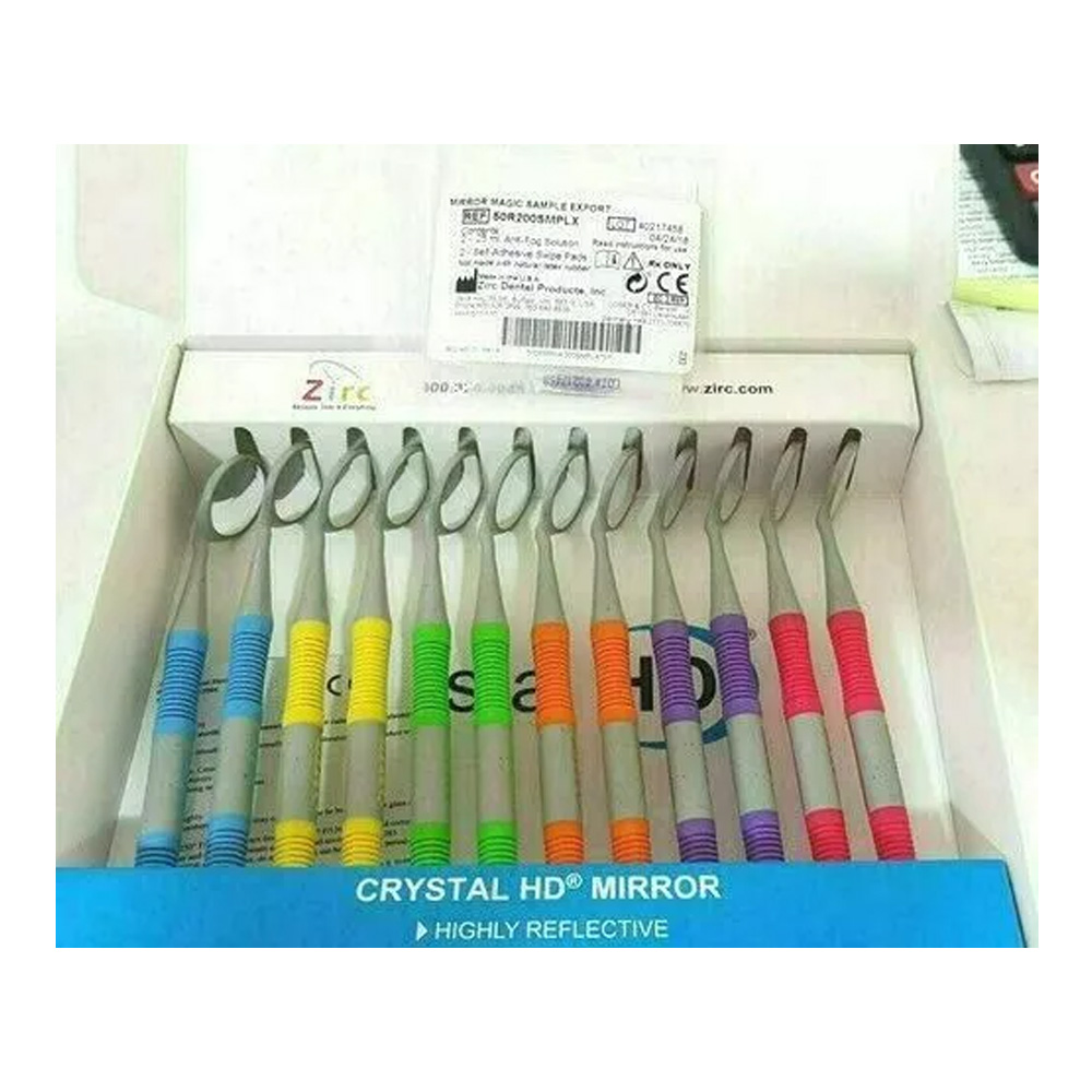 Zirc Crystal Mirrors Neon Assortment (Pack of 12)