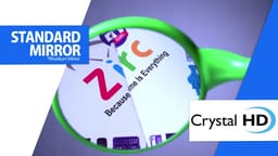 Zirc Crystal Mirrors Neon Assortment  - 8