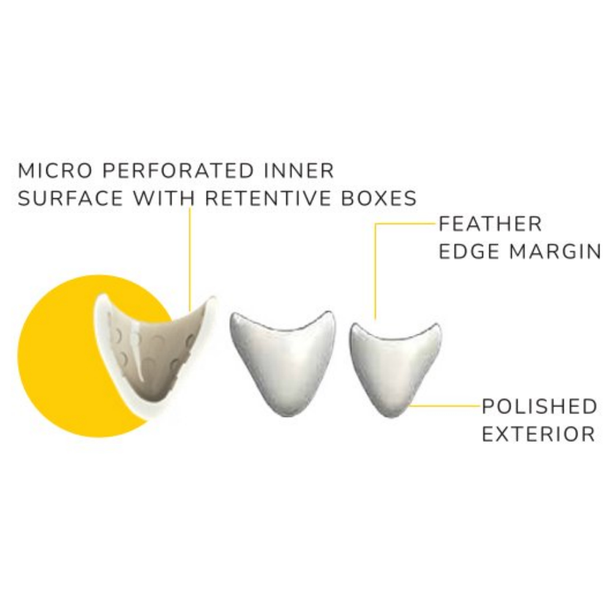 Kids-e-Crown Zirconia Universal Upper Central Incisor Refills