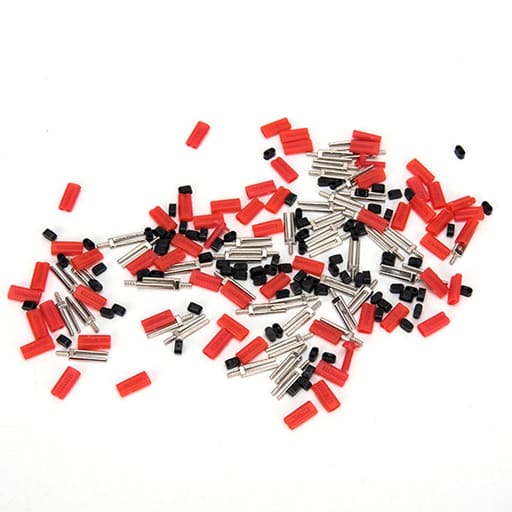 Jinguang Dowel Twin Pins With Red Plastic Sleeves